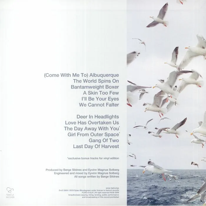Back cover — Dylan MONDEGREEN — The World Spins On