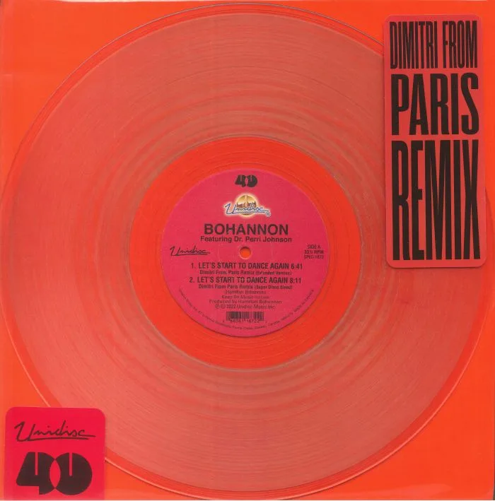 BOHANNON feat DR PERRI JOHNSON vs DIMITRI FROM PARIS — Let's Start To Dance Again