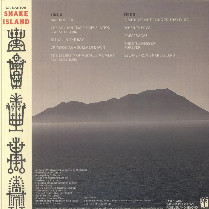 Обратная сторона обложки — Or KANTOR — Snake Island