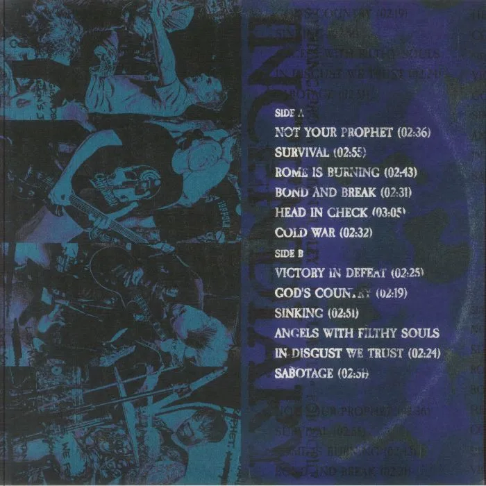 Back cover — INCENDIARY — Product Of New York