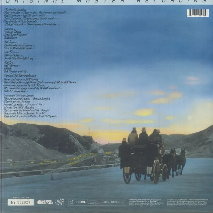 Back cover — The DOOBIE BROTHERS — The Captain & Me (reissue)