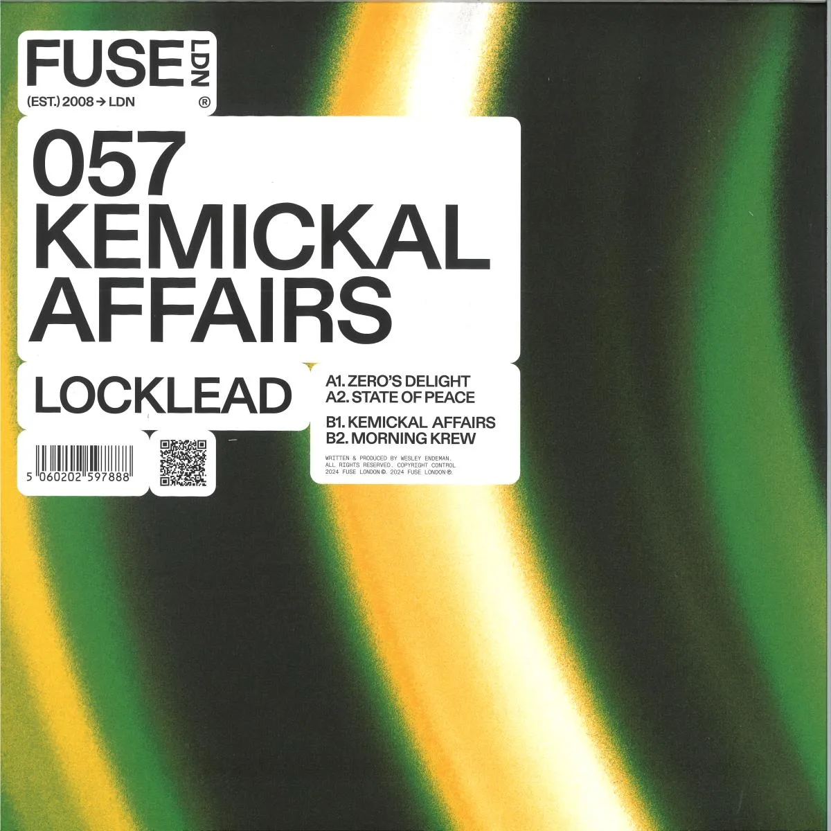 Front cover — Locklead — Kemickal Affairs EP