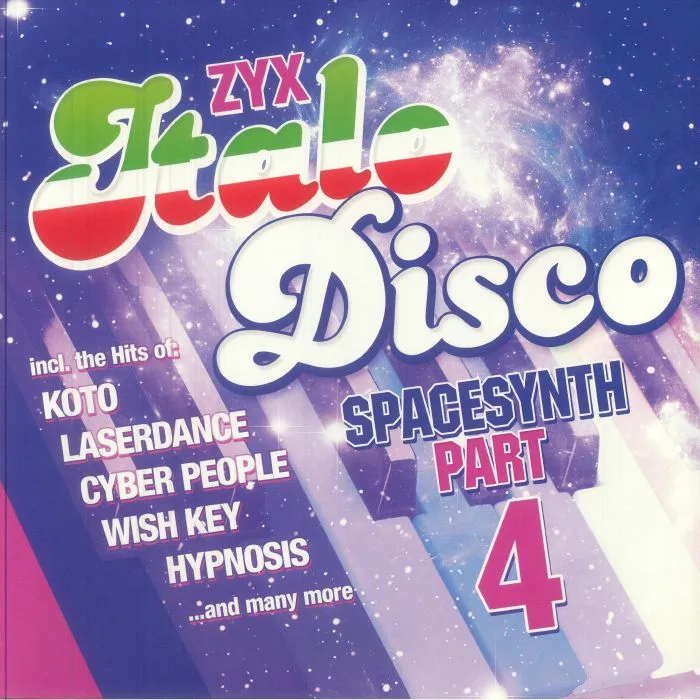 Front cover — VARIOUS — ZYX Italo Disco Spacesynth Part 4