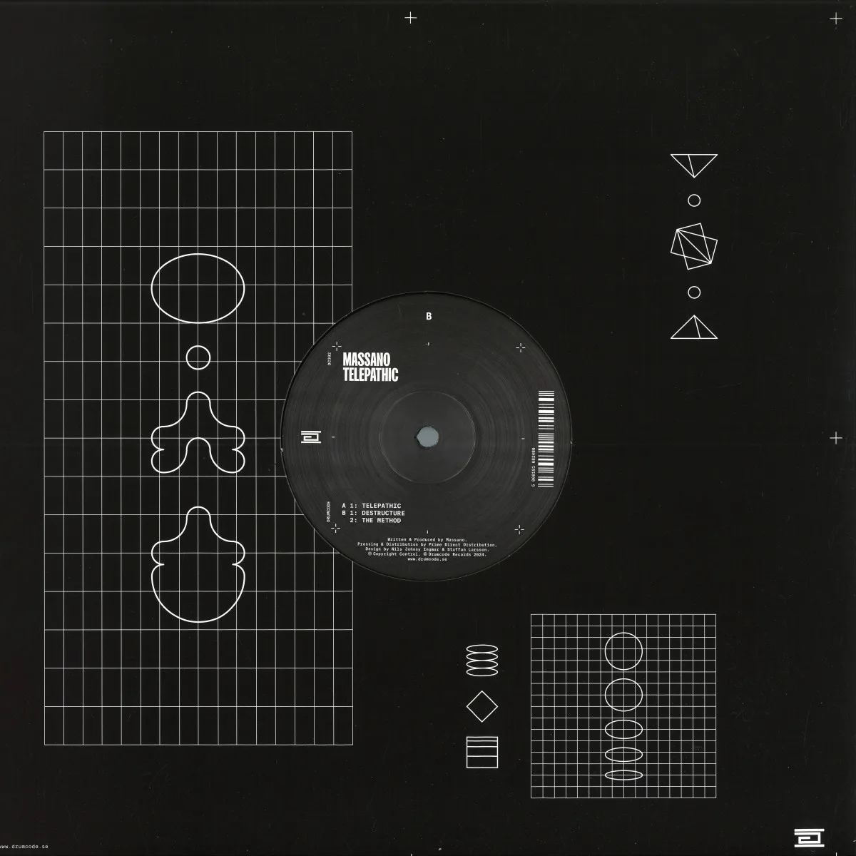 Обратная сторона обложки — Massano — Telepathic