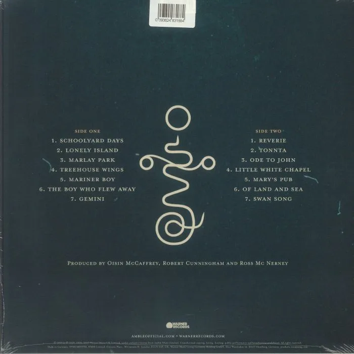 Back cover — AMBLE — Reverie (half speed remastered)