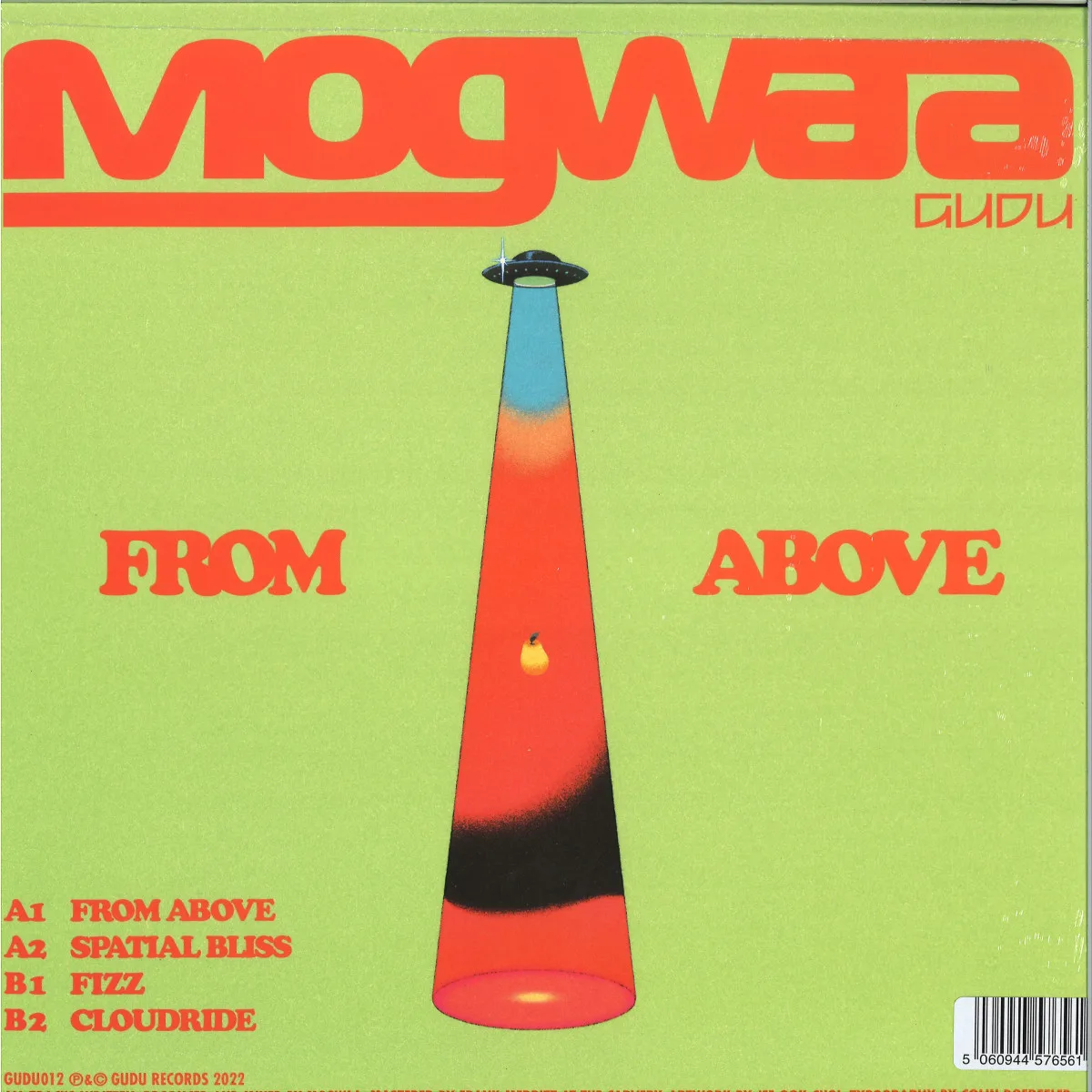 Back cover — Mogwaa — From Above EP
