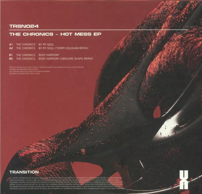 Back cover — The CHRONICS — Hot Mess EP
