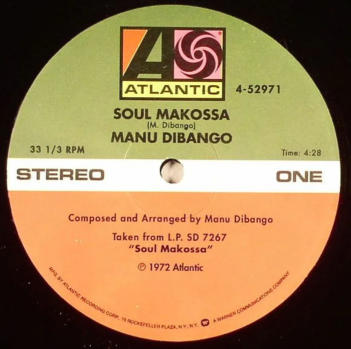 Front cover — Manu DIBANGO — Soul Makossa