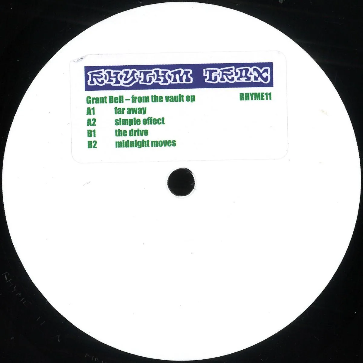 Front cover — Grant Dell — From The Vault EP