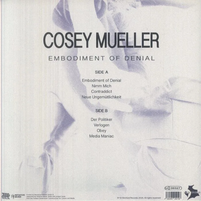 Back cover — Cosey MUELLER — Embodiment Of Denial