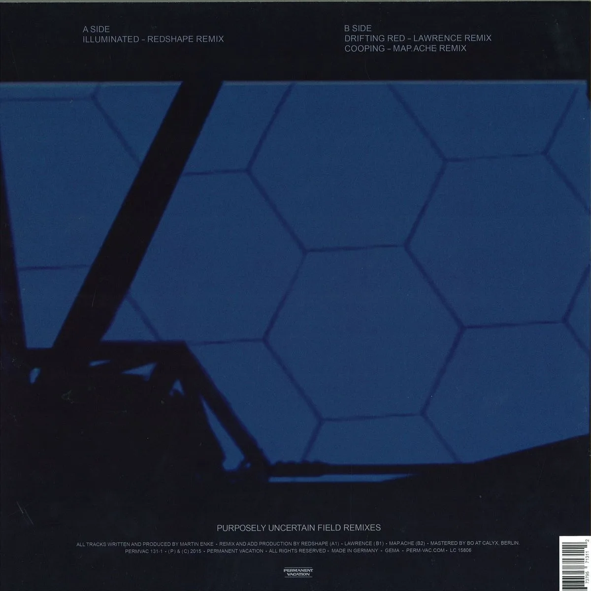 Back cover — Lake People — Purposely Uncertain Field - Remixes