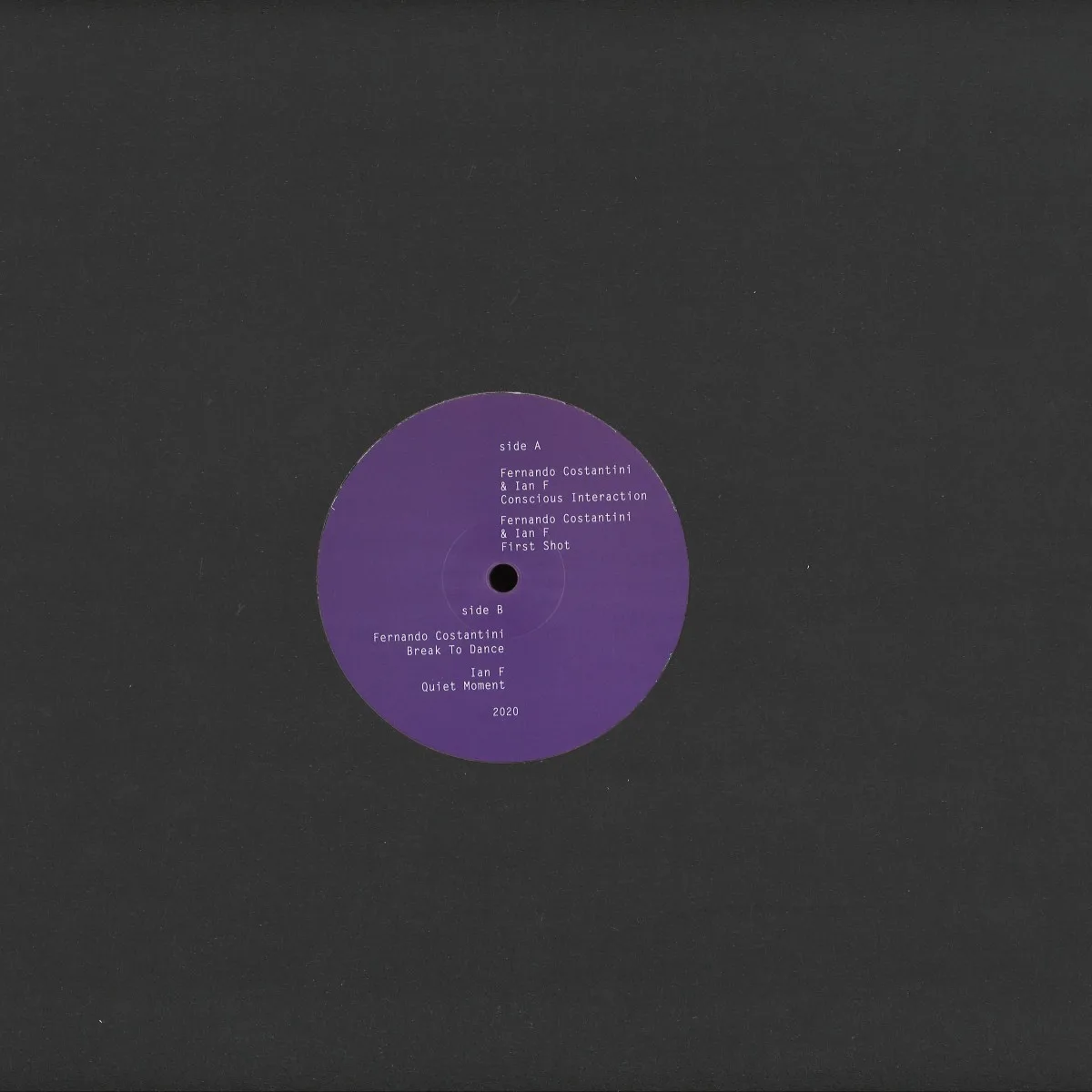 Back cover — Ian F&Fernando Costantini — Combination EP