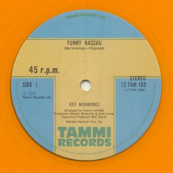 Front cover — Ray MUNNINGS — Funky Nassau (reissue)