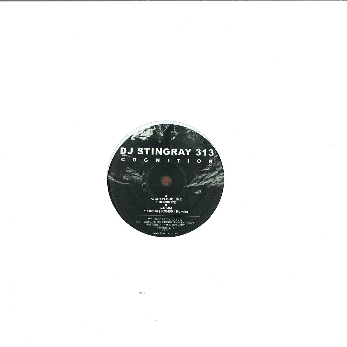 Back cover — Dj Stingray 313 — Cognition