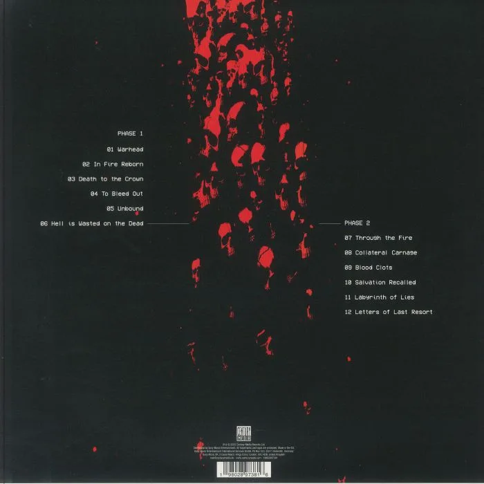 Обратная сторона обложки — The HAUNTED — Songs Of Last Resort