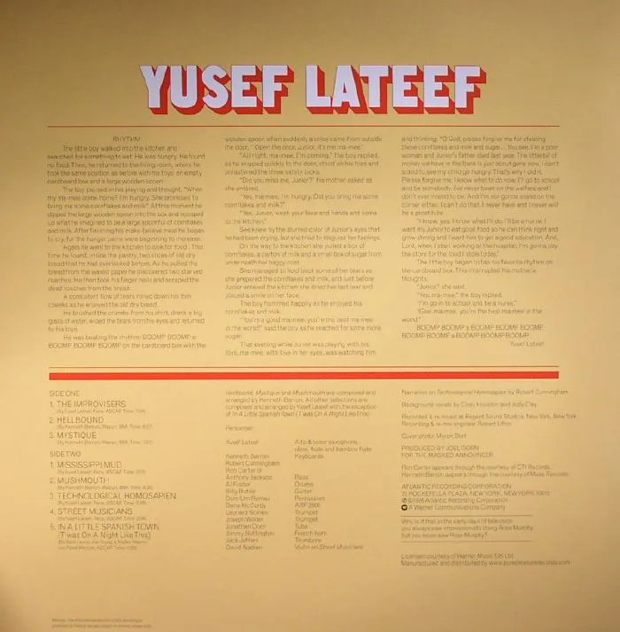 Обратная сторона обложки — Yusef LATEEF — The Doctor Is In & Out (remastered)
