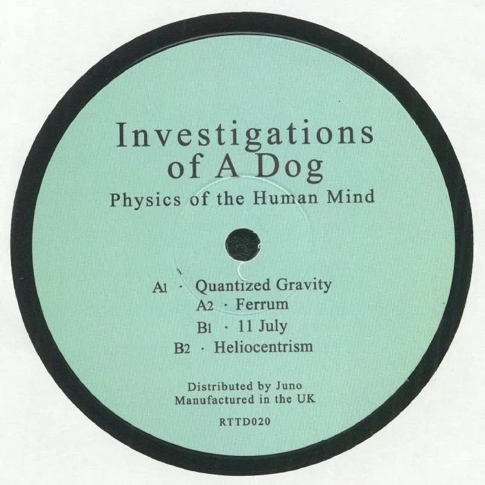Лицевая сторона обложки — INVESTIGATIONS OF A DOG — Physics Of The Human Mind