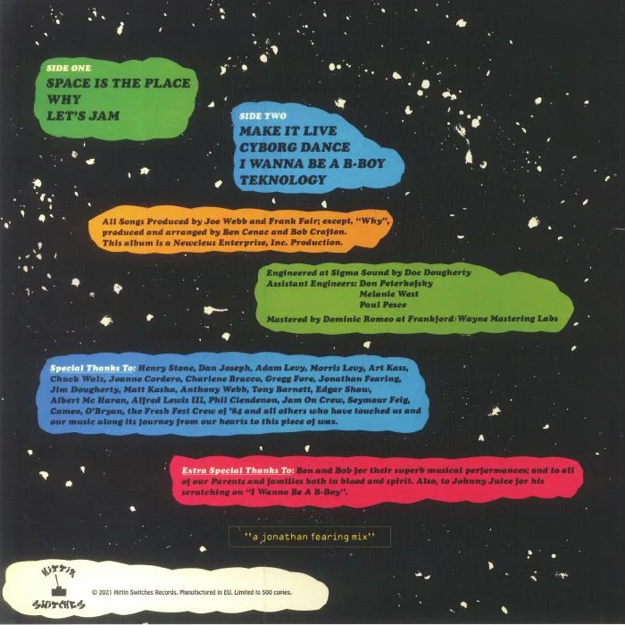 Обратная сторона обложки — NEWCLEUS — Space Is The Place (reissue)