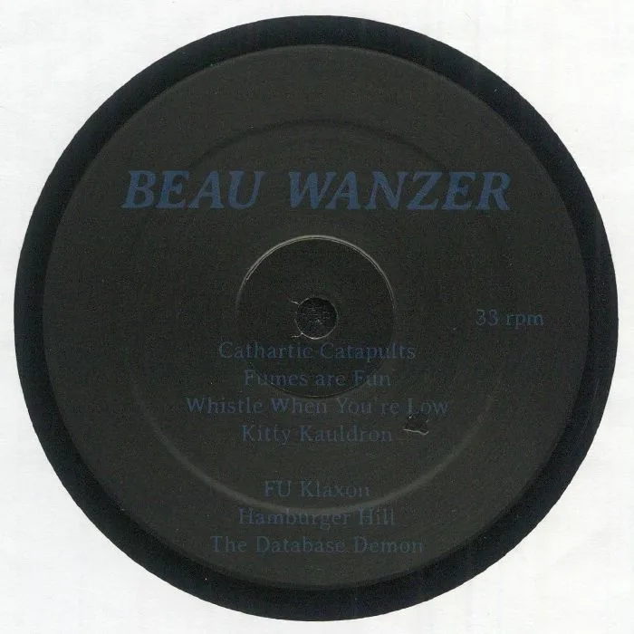 Лицевая сторона обложки — Beau WANZER — BW 07