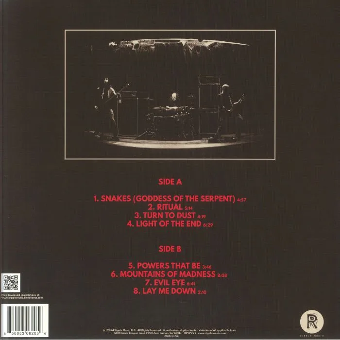 Back cover — GOAT MAJOR — Ritual