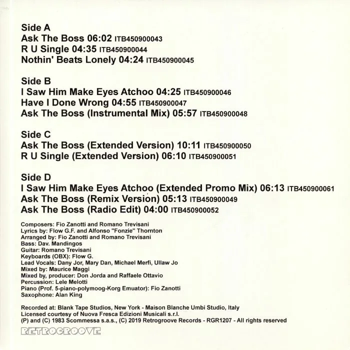 Обратная сторона обложки — FLOWCHART — The New Harlem Funk (reissue)