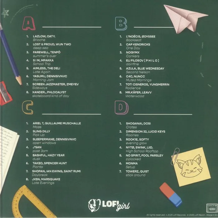 Обратная сторона обложки — VARIOUS — Back To School