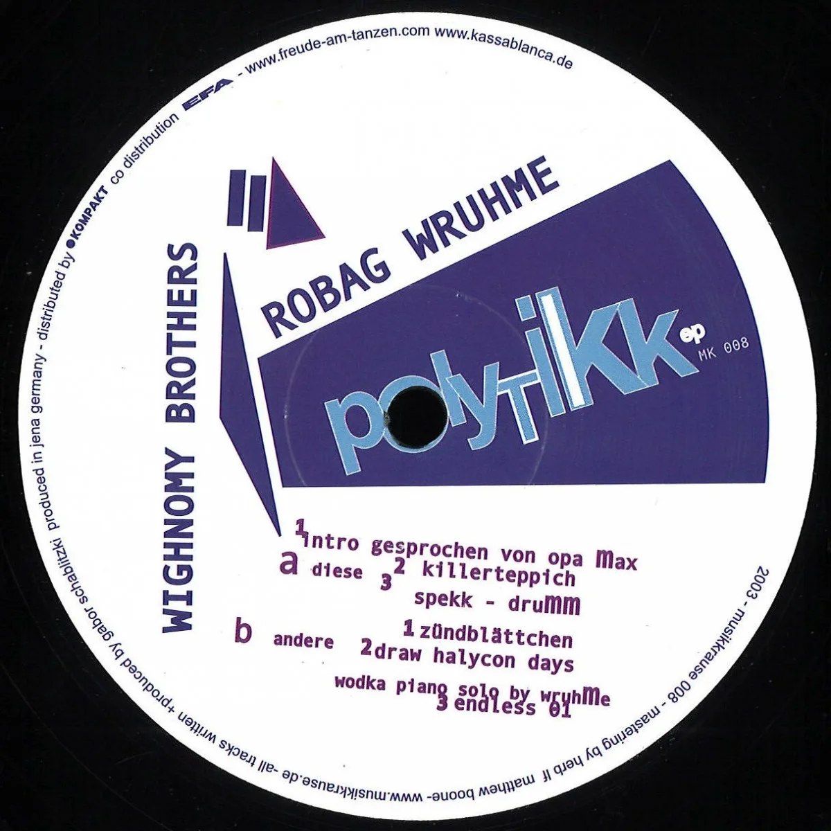 Robag Wruhme — Poly-tikk Ep