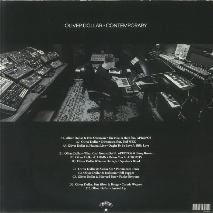 Обратная сторона обложки — Oliver Dollar — Contemporary LP 2x12"