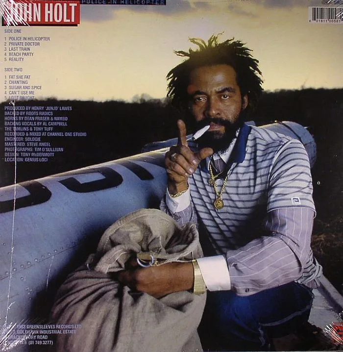 Back cover — John HOLT — Police In Helicopter