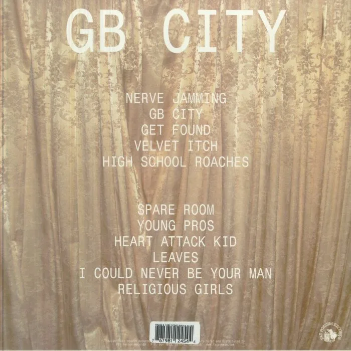 Back cover — BASS DRUM OF DEATH — GB City (15th Anniversary Edition)