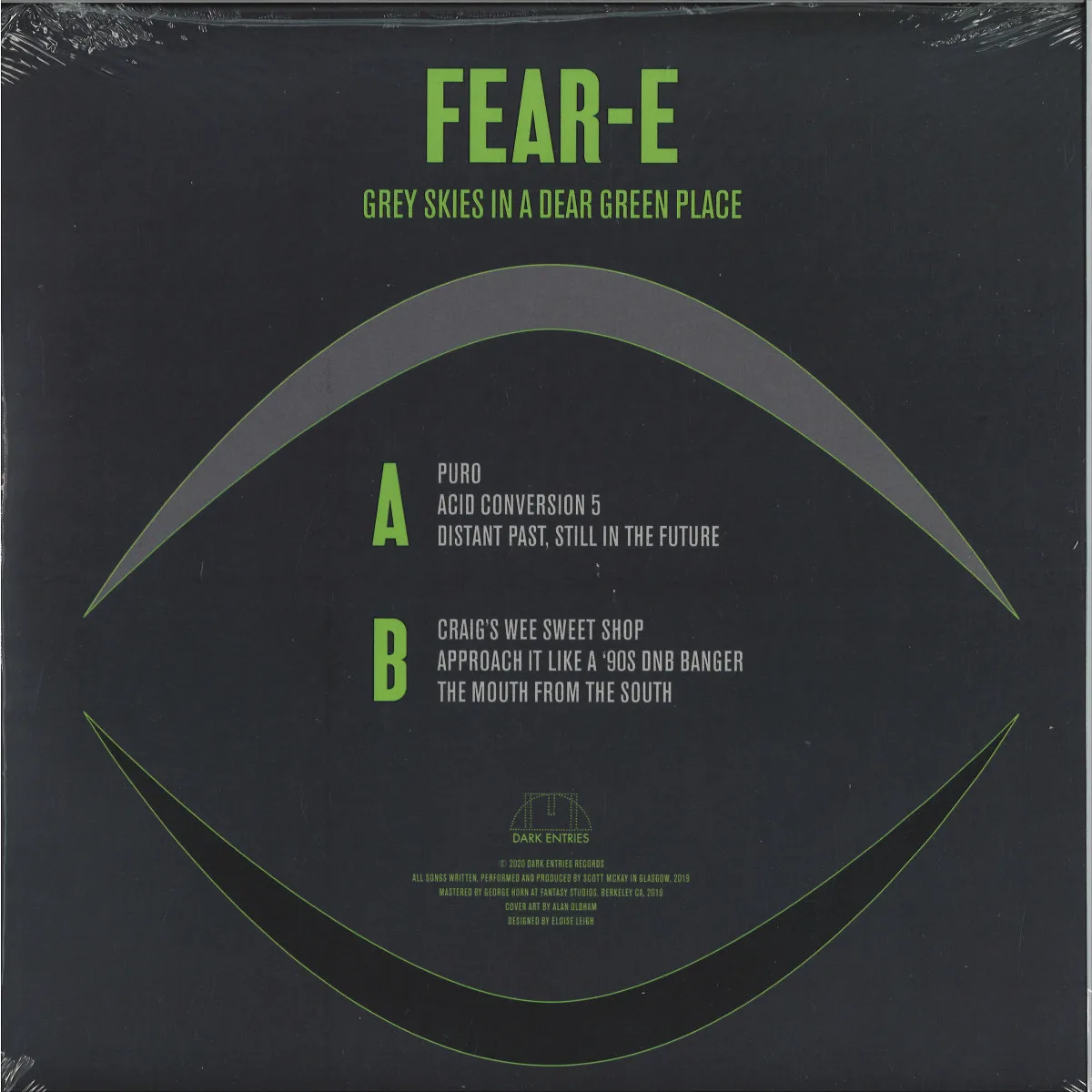 Обратная сторона обложки — Fear-E — Grey Skies In A Dear Green Place