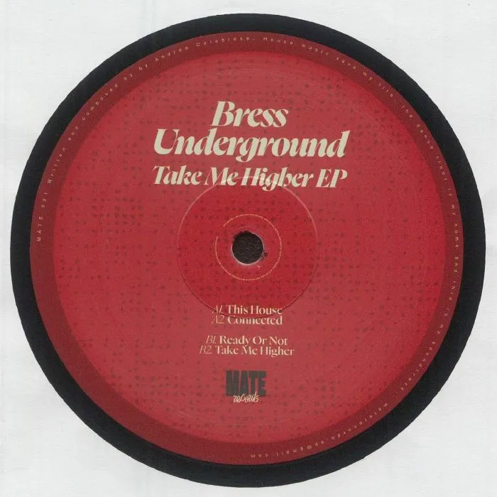 Лицевая сторона обложки — BRESS UNDERGROUND — Take Me Higher EP