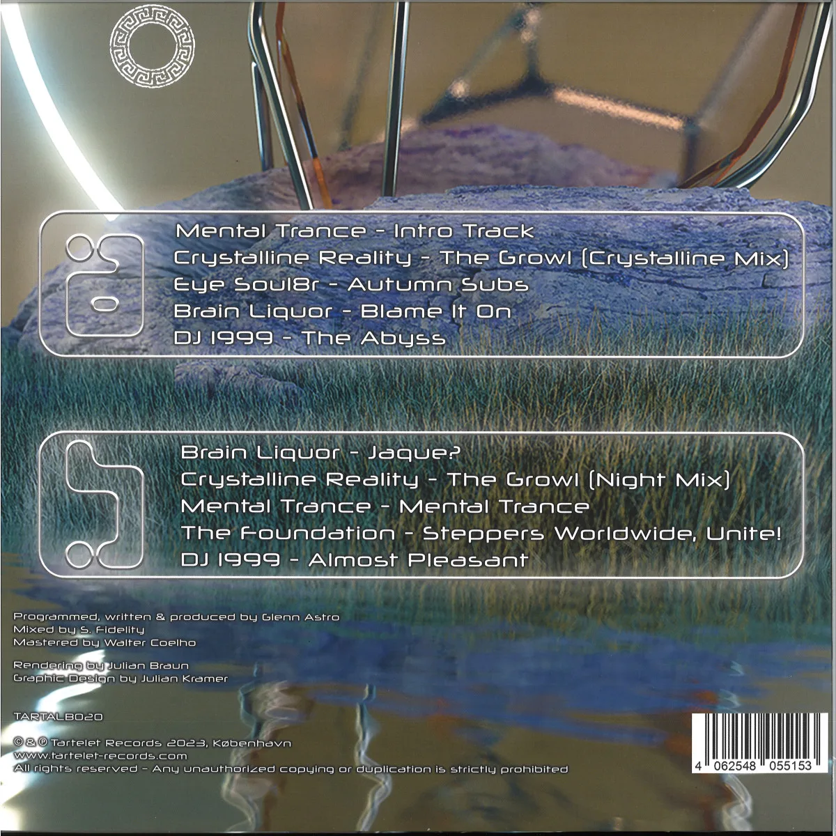 Обратная сторона обложки — Glenn Astro — Nothing Is Real LP