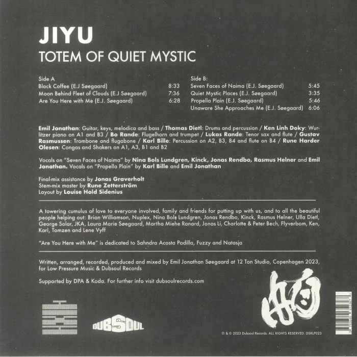 Обратная сторона обложки — JIYU — Totem Of Quiet Mystic