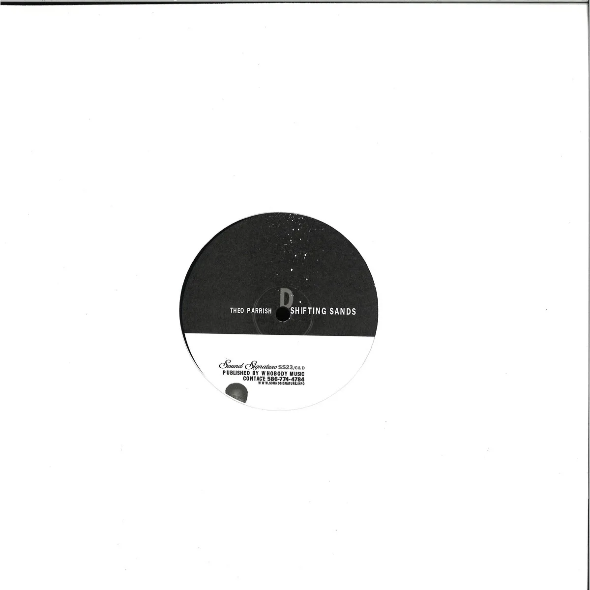 Обратная сторона обложки — Theo Parrish — Capritarius 7 (2x12")