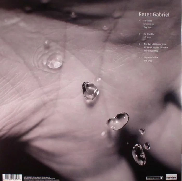 Back cover — Peter GABRIEL — Up (half speed remastered)