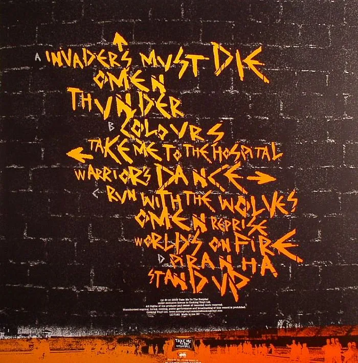 Back cover — The PRODIGY — Invaders Must Die