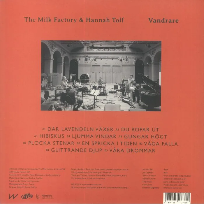Back cover — The MILK FACTORY / HANNAH TOLF — Vandrare