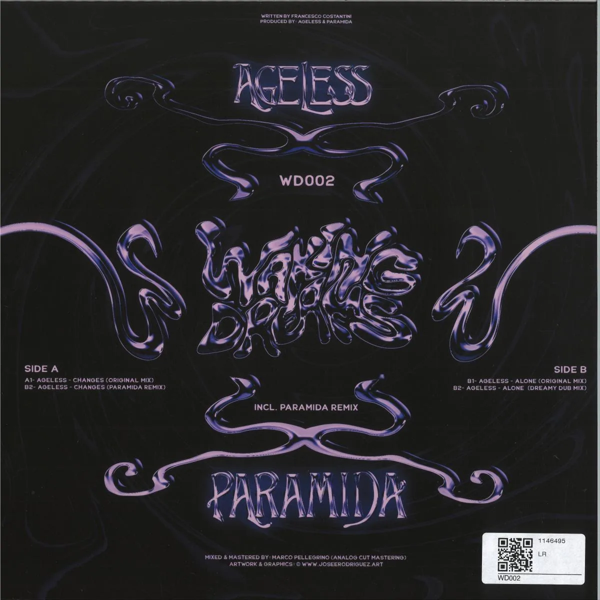 Back cover — AGELESS — Changes (w/ Paramida Remix)