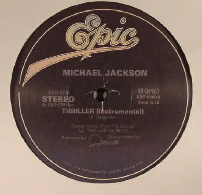Back cover — Michael JACKSON — Thriller