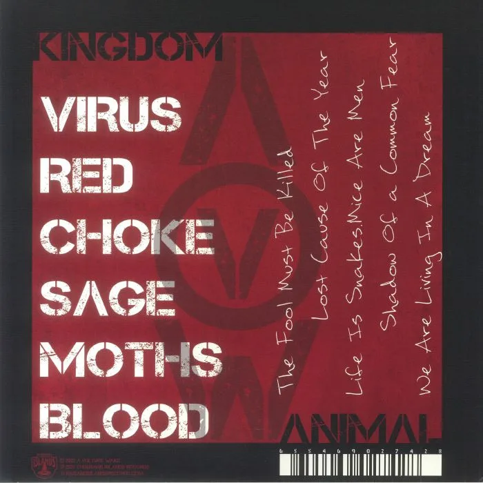 Обратная сторона обложки — A VULTURE WAKE — One Kingdom Animal