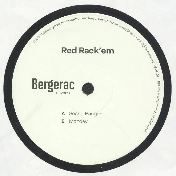 Back cover — RED RACK'EM — Secret Banger