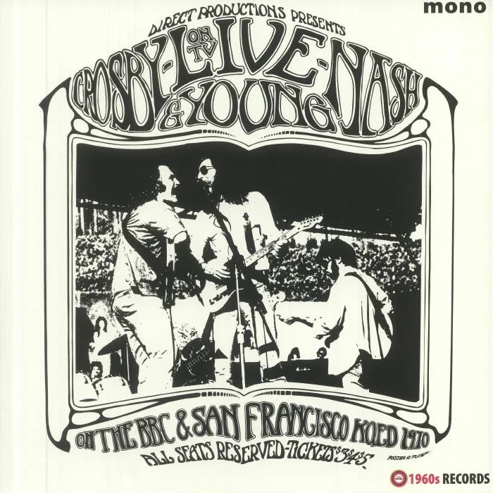CROSBY & NASH / NEIL YOUNG — Live On TV 1970 (mono)