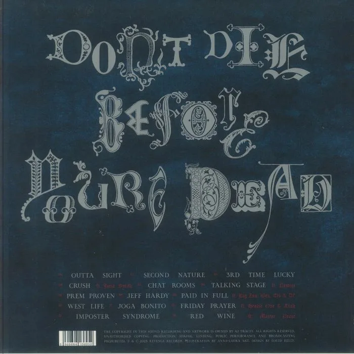 Обратная сторона обложки — AJ TRACEY — Don't Die Before You're Dead