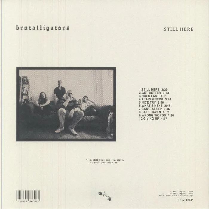 Back cover — BRUTALLIGATORS — Still Here