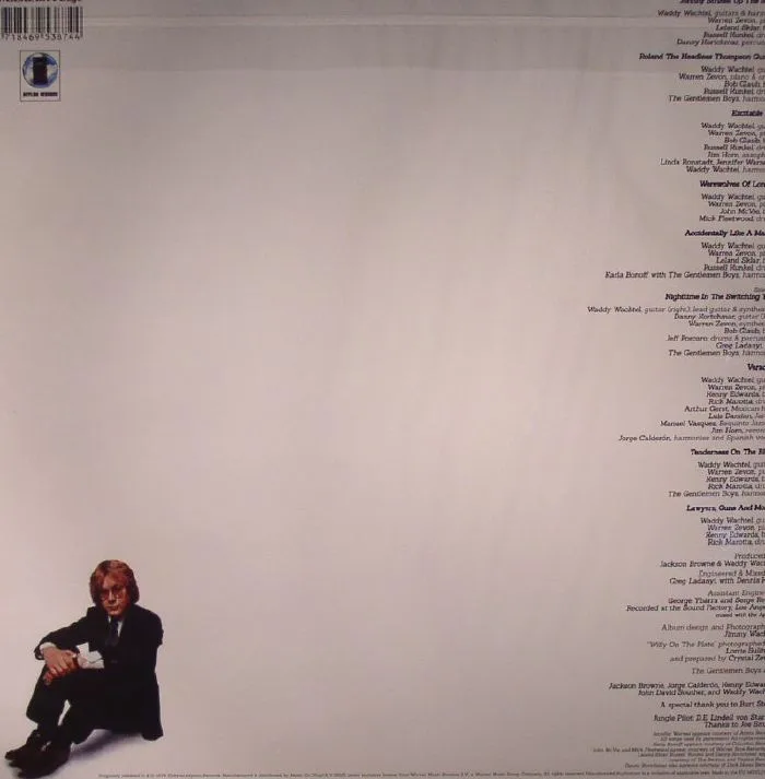 Back cover — Warren ZEVON — Excitable Boy (remastered)