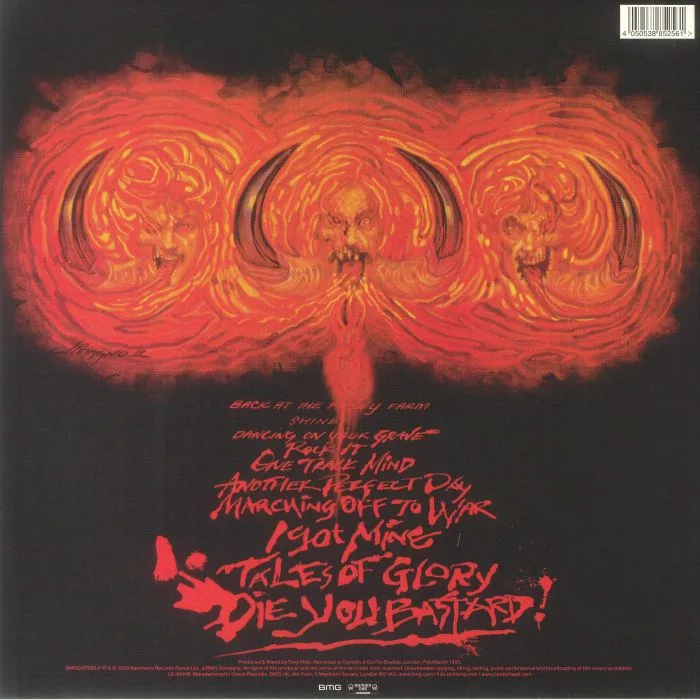 Обратная сторона обложки — MOTORHEAD — Another Perfect Day (40th Anniversary Edition) (half speed remastered)