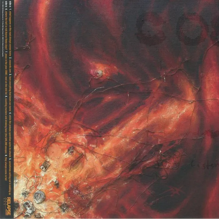 Обратная сторона обложки — COALESCE — 0:12 Revolution In Just Listening (reissue)