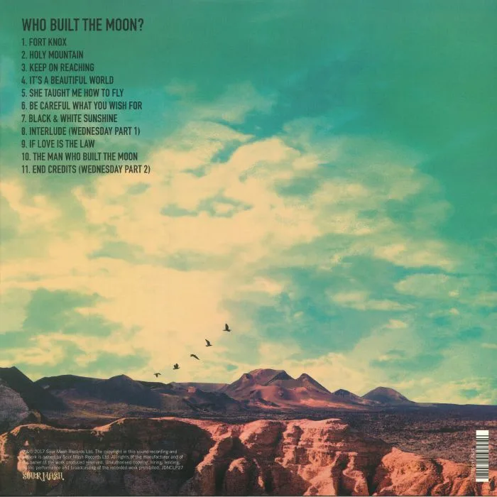 Back cover — NOEL GALLAGHER'S HIGH FLYING BIRDS — Who Built The Moon?