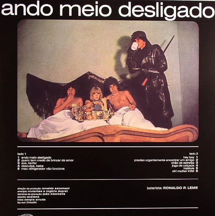 Обратная сторона обложки — OS MUTANTES — A Divina Comedia Ou Ando Meio Desligado